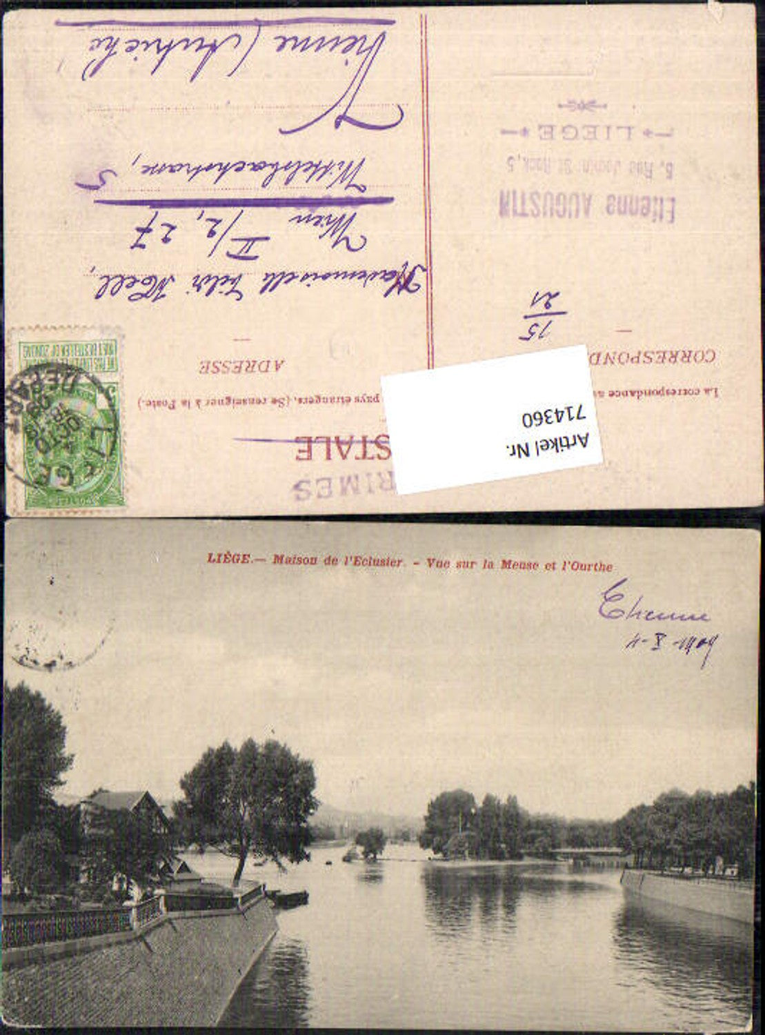 714360 Liege Liège Maison de Eclusier