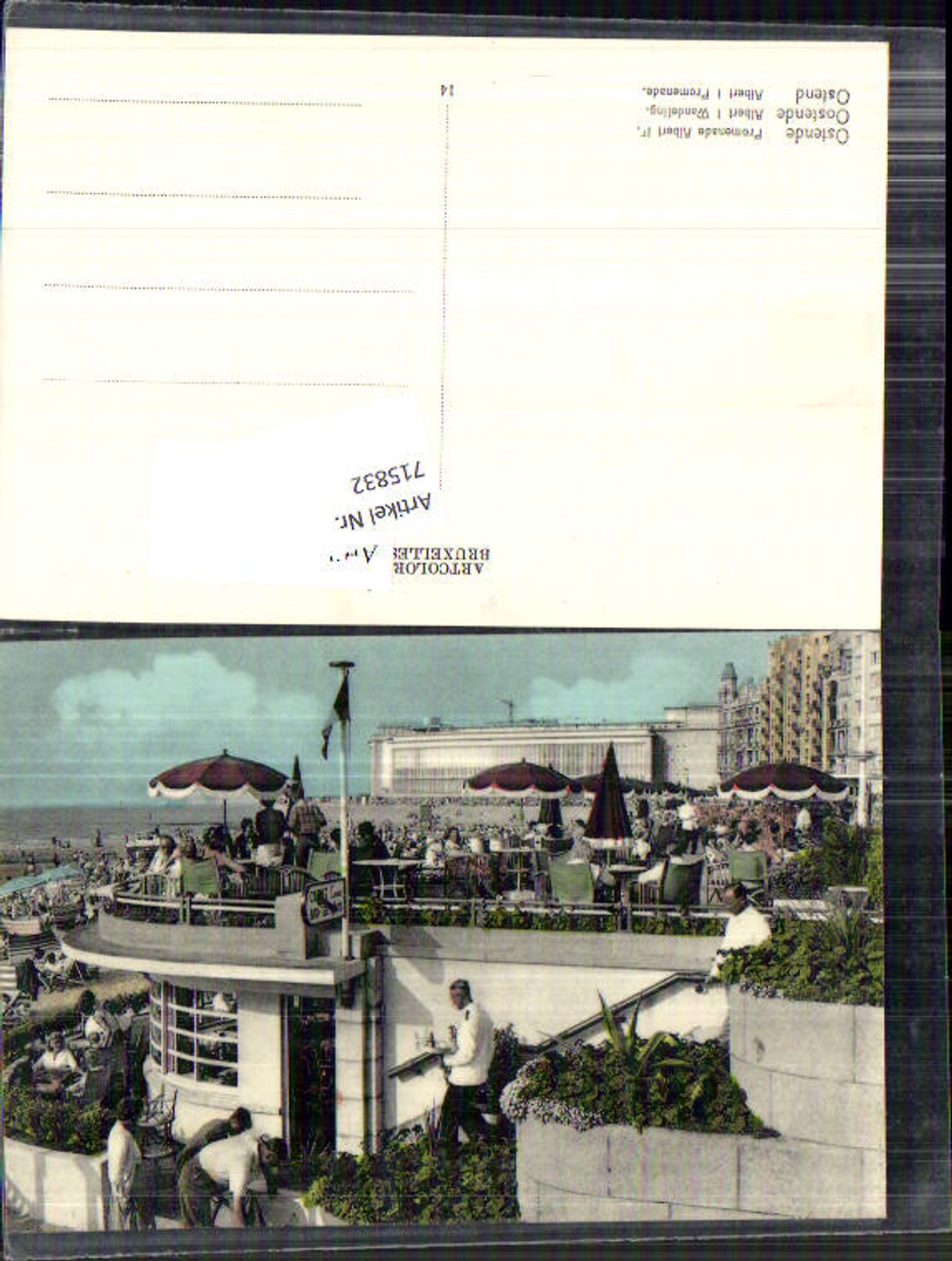 715832 Belgium Ostend Promenade Albert I