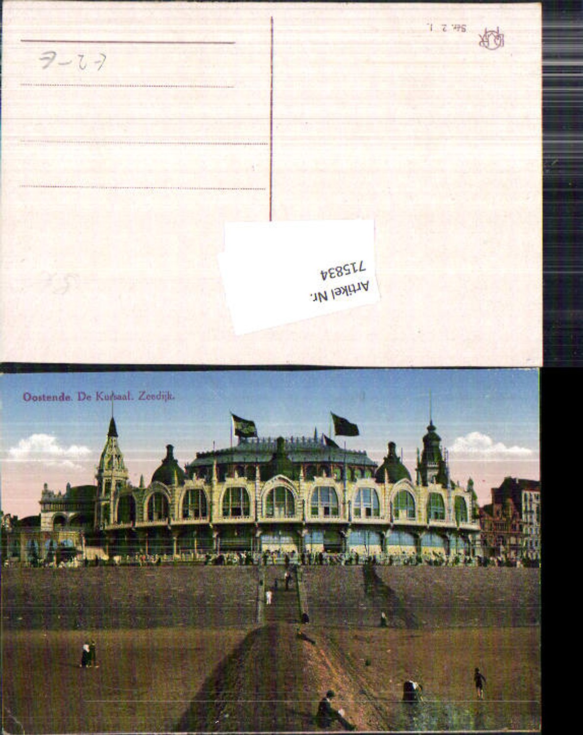 715834 Belgium Ostende Kursaal Zeedijk