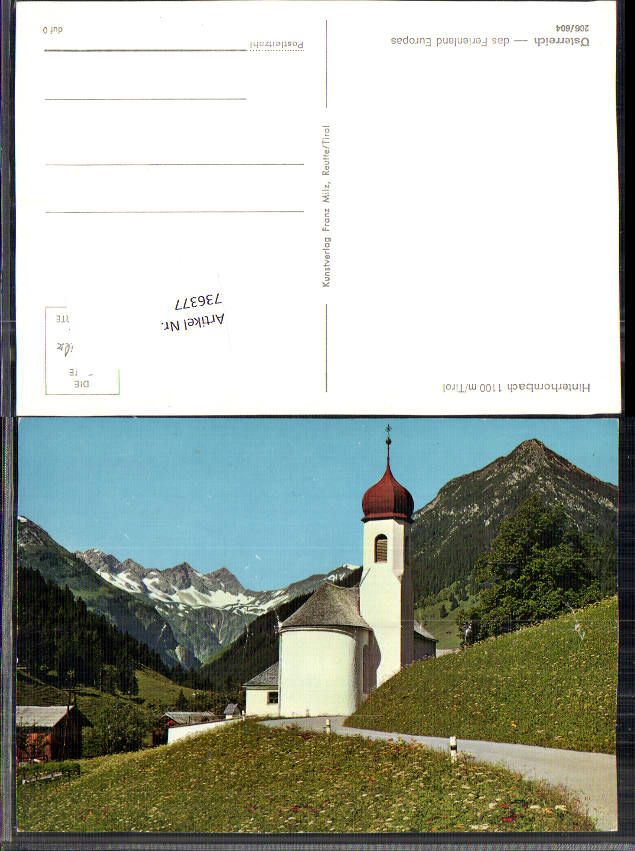 alte Ansichtskarte