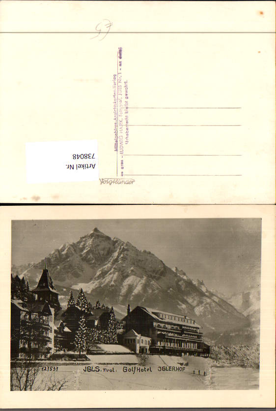 alte Ansichtskarte