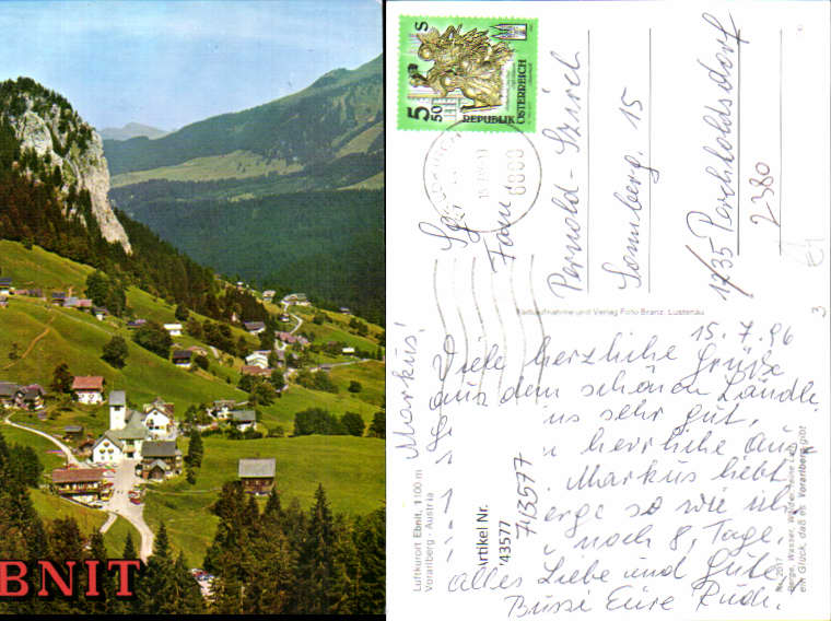 alte Ansichtskarte