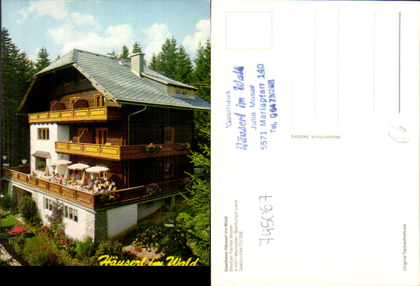 alte Ansichtskarte