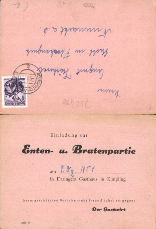 alte Ansichtskarte